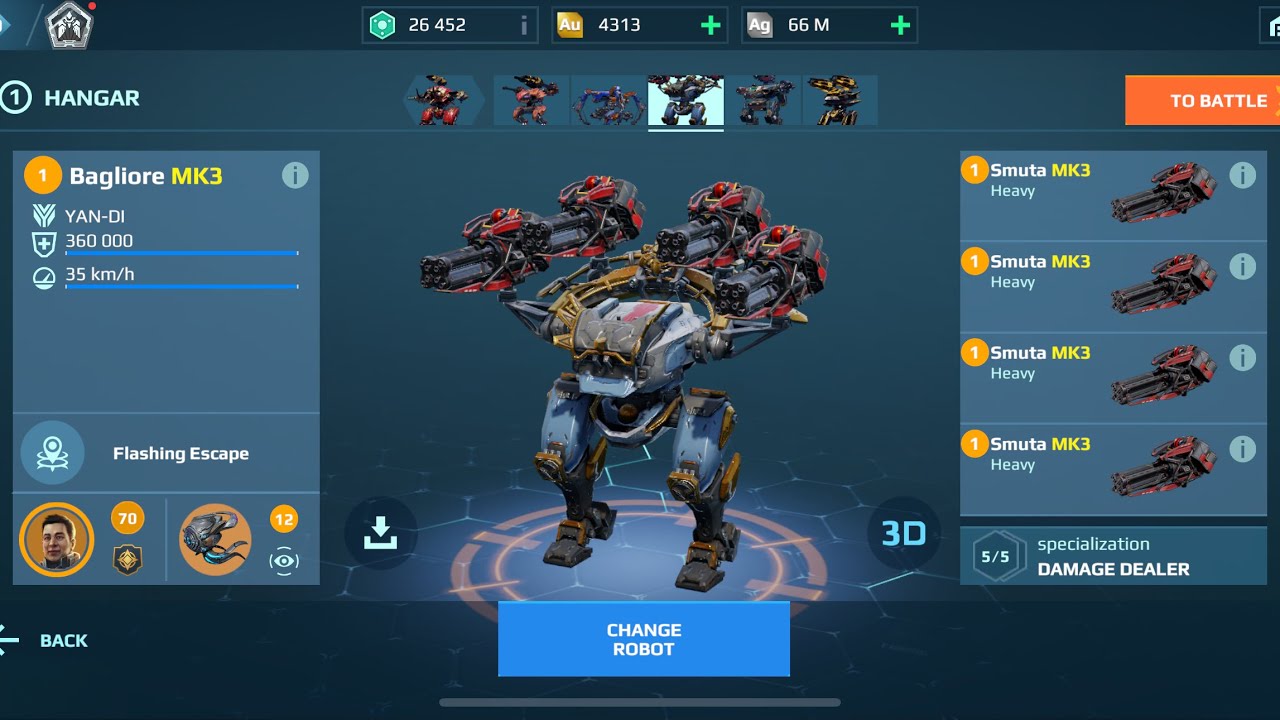 Bagliore Smuta MK3 | Still performing | War Robots Gameplay