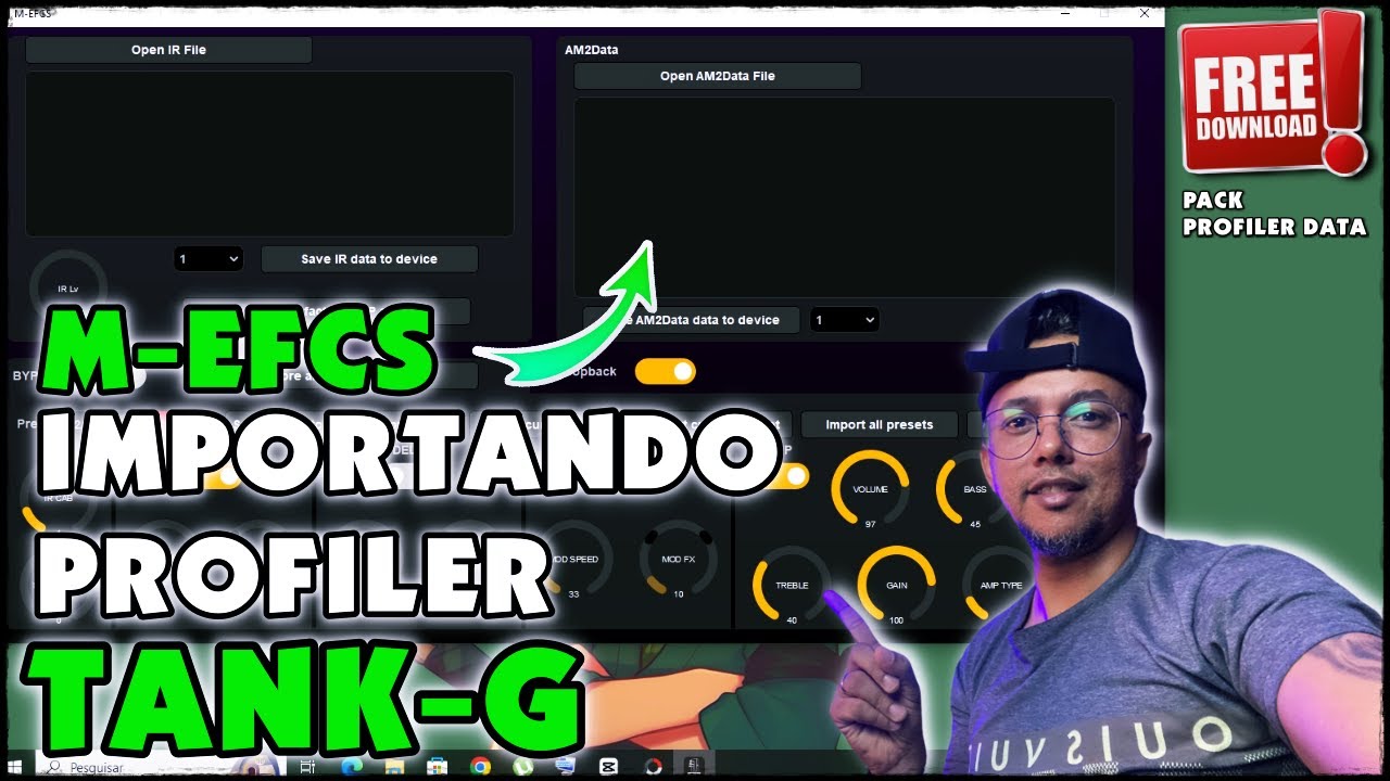 TANK-G IMPORTANDO PROFILER POR M-EFCS (PASSO A PASSO)#mvave #tankg