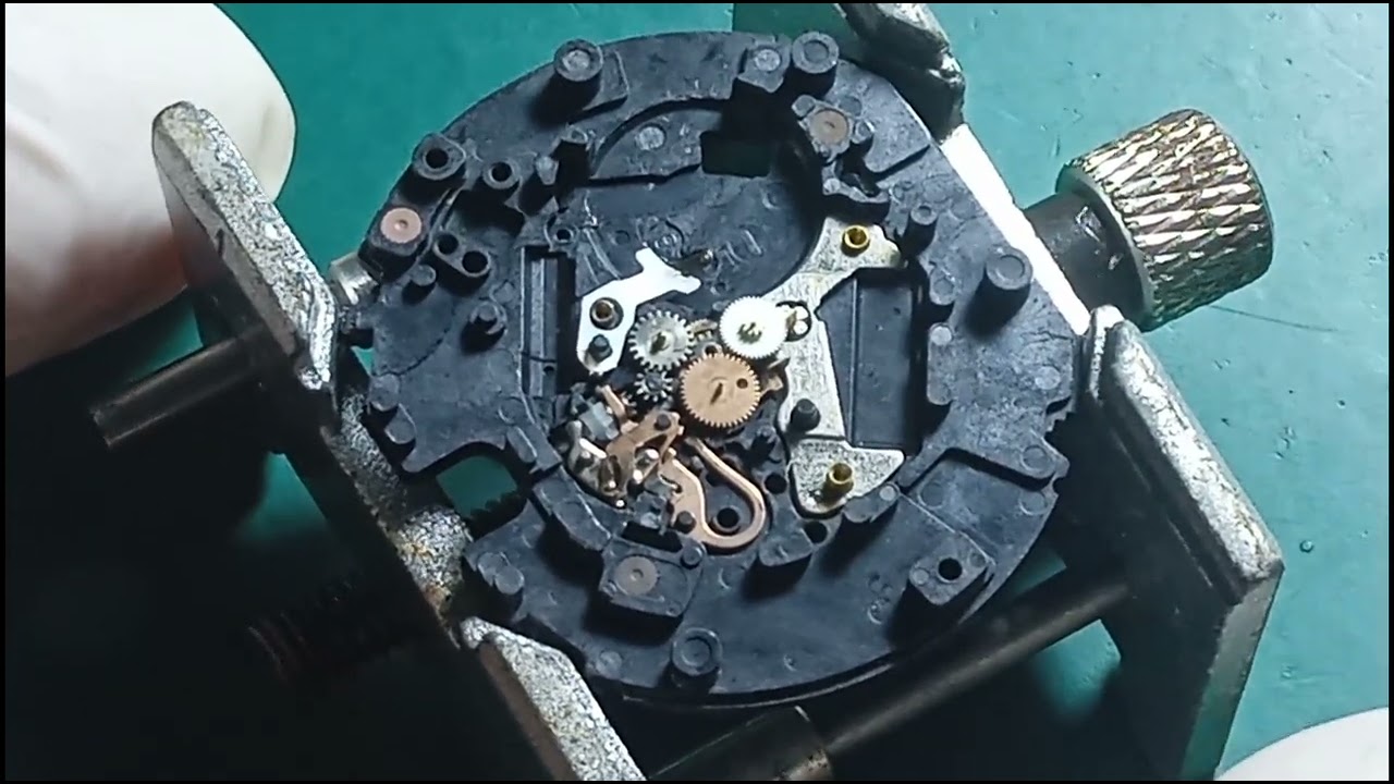 EPSON VX9JE disassembly and assembly (watch repair tutorials)