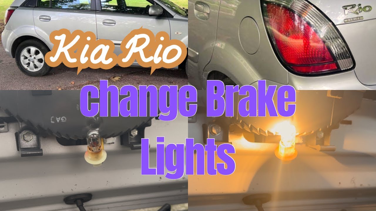 Brake Lights Change On Kia Rio Hatchback 2010/2011 | 3rd Brake Lamp | Rear Brake Light
