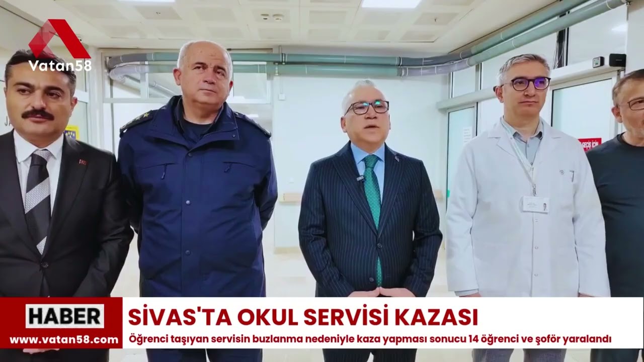 Sivas'ta Okul Servisi Kazası: Vali Yılmaz Şimşek Hastanede Yaralıları Ziyaret Etti