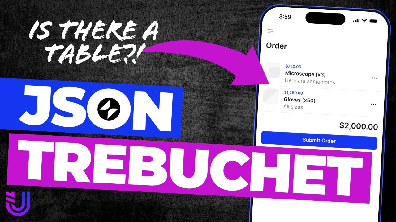 Glide: создайте приложение для заказа инвентаря с использованием метода JSON Trebuchet