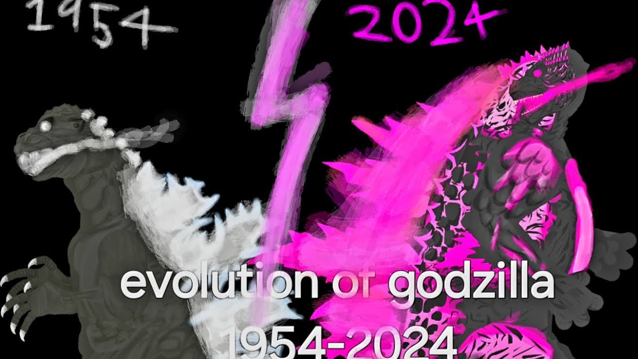 evolution of godzilla(dc2)[ 1954-2024 ]