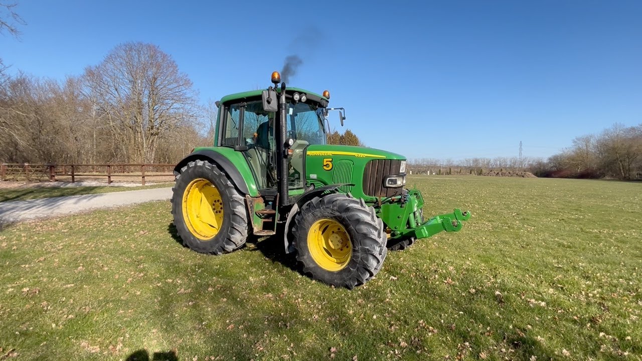 Køb Traktor John Deere 6320 M med frontlift på Klaravik
