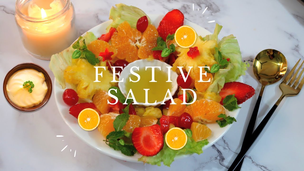 Fruits Platter With Simple Sweet And Sour Dressing