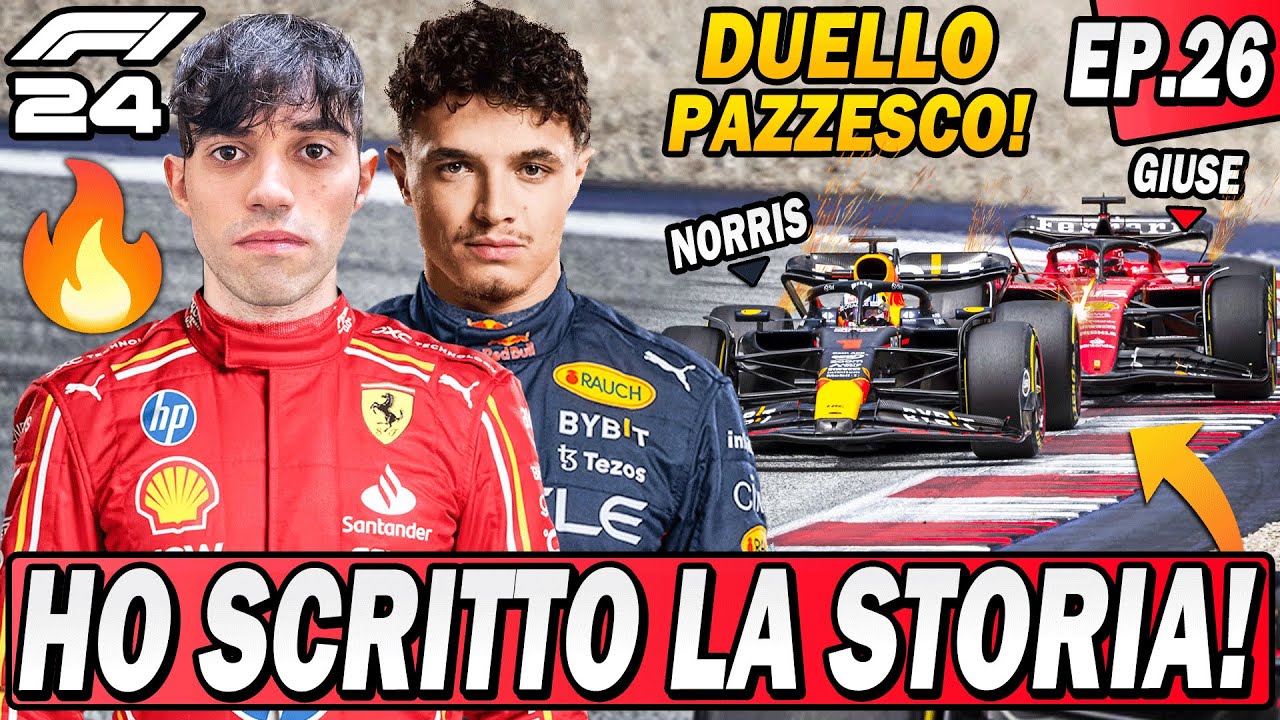 F1 24: PRIMA VITTORIA CON LA FERRARI? DUELLO PAZZESCO CON NORRIS! EP.26