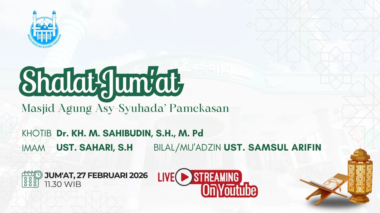 SHALAT JUM'AT DI MASJID AGUNG ASY-SYUHADA' PAMEKASAN TANGGAL 27 FEBRUARI 2026