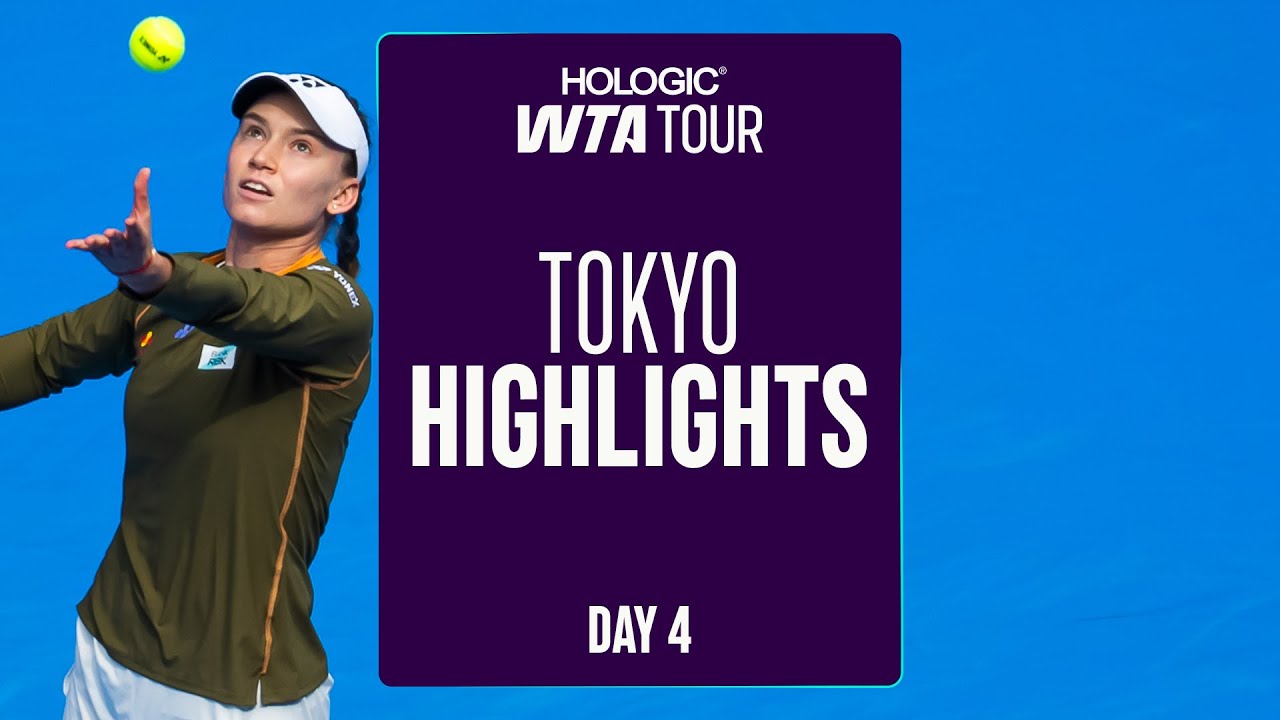 Day 4 in Tokyo featuring Rybakina, Alexandrova, Bencic, and Kenin | WTA Match Highlights.