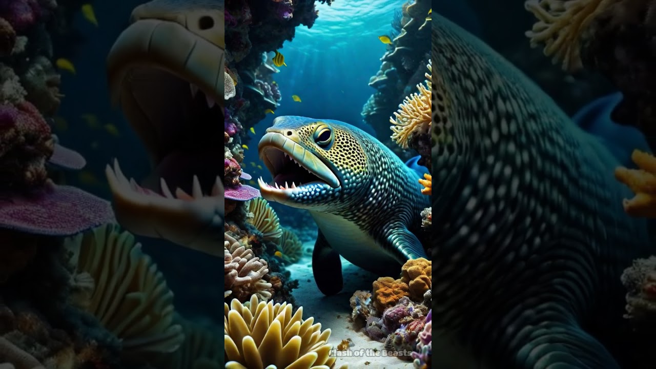 Lionfish vs. Moray Eel: Reef Predators Showdown