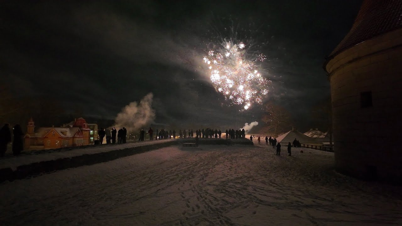Kuressaare 2025-2026 fireworks