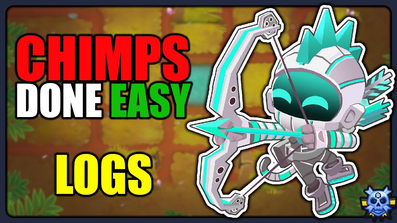 LOGS - CHIMPS | Easy Strategy for Black Border | BTD6
