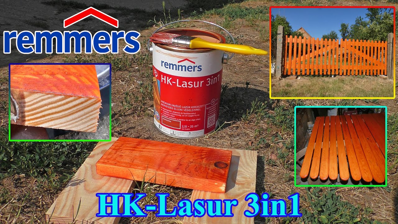 🇩🇪 Remmers HK-Lasur 3in1🖌️🪵  🇭🇺
