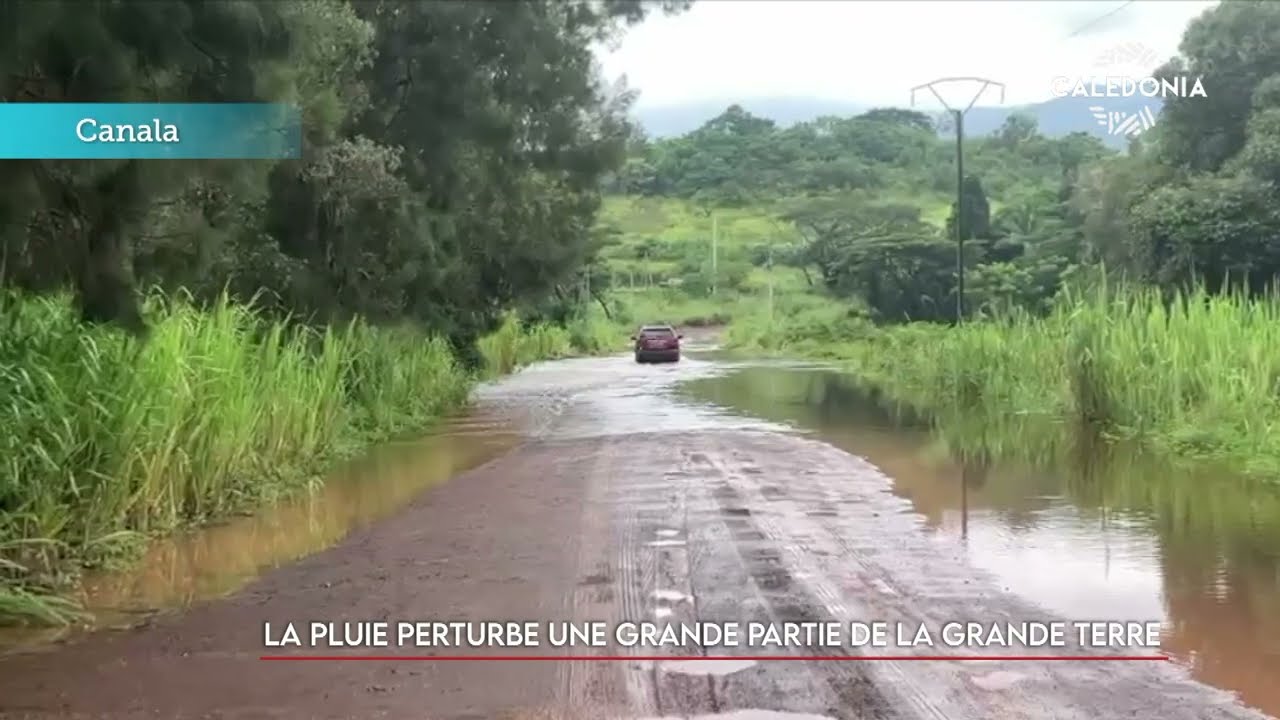 La pluie perturbe une grande partie de la Grande Terre