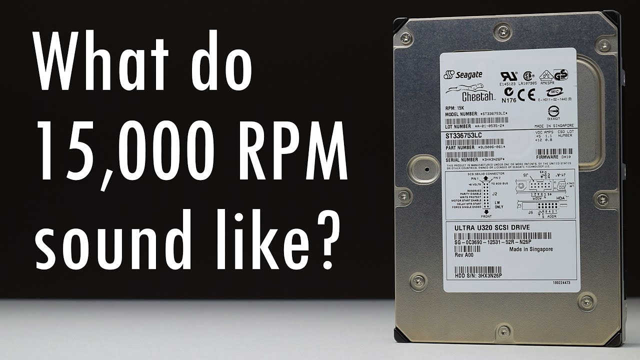 The 15000 RPM SCSI HDD experience with the Seagate Cheetah 15K.3