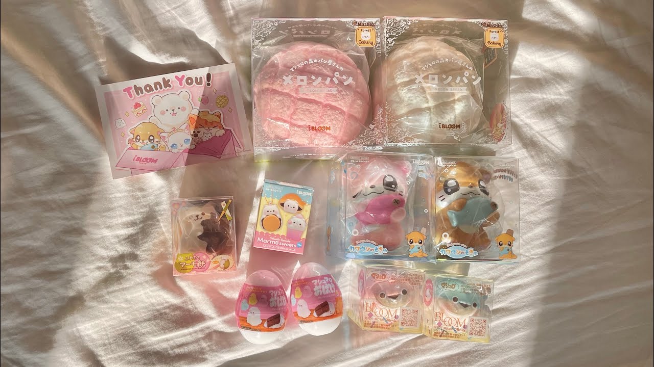 ibloom squishy package unboxing ! asmr