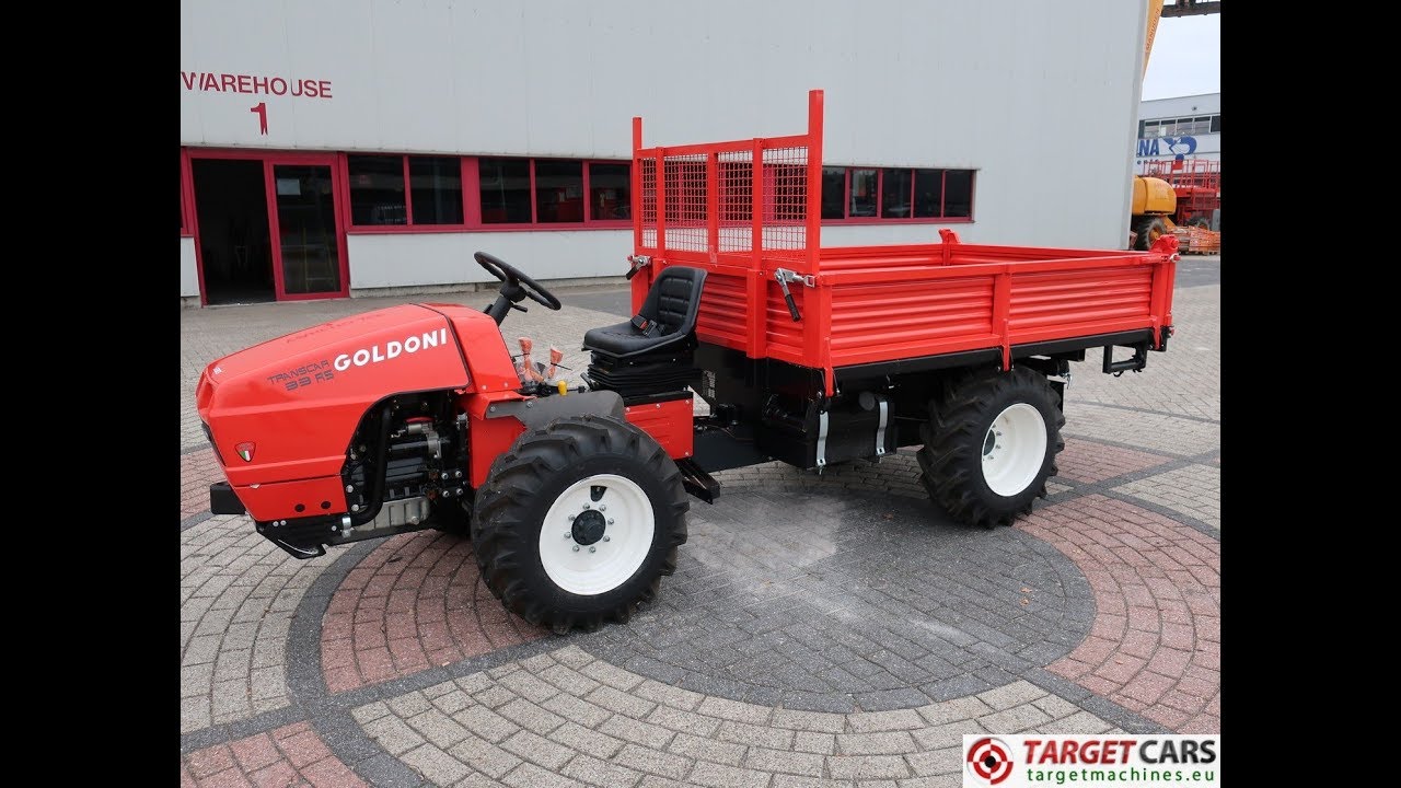 777205 GOLDONI TRANSCAR 33RS UTILITY TRACTOR TIPPER 3-WAY DUMPER 4WD 33HP 2018 LS624208 NEW / UNUSED