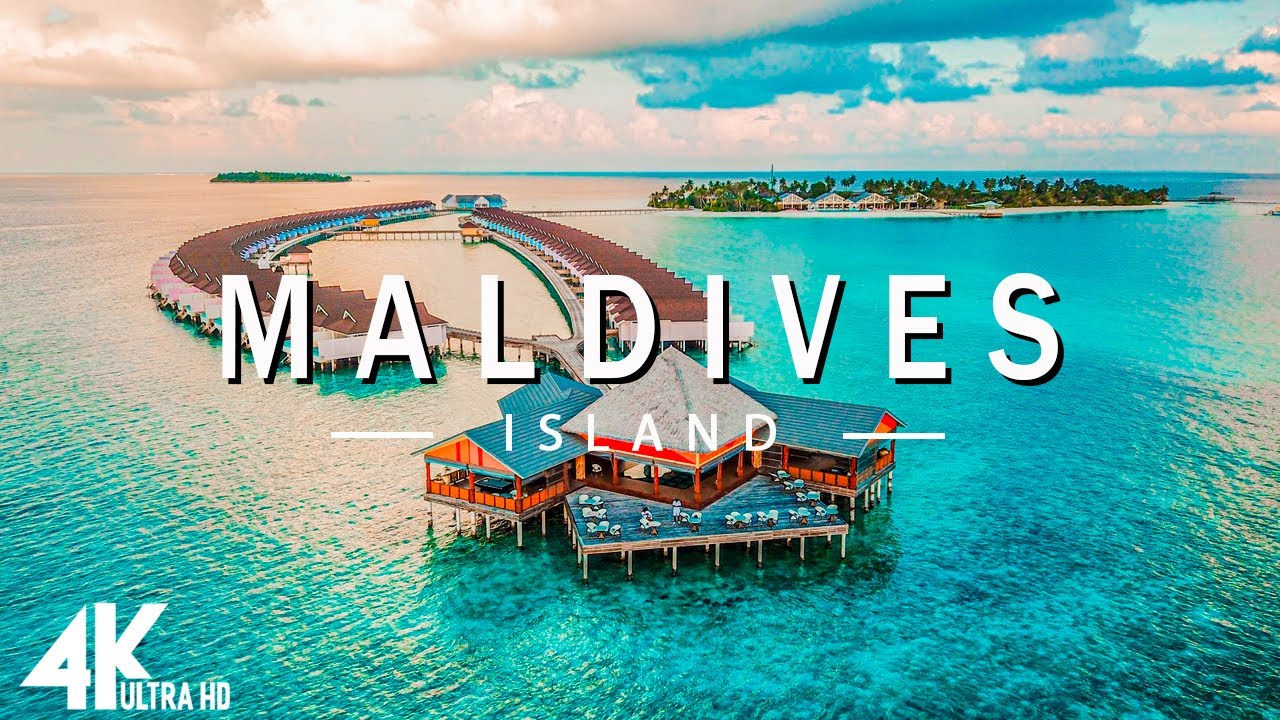 ПОЛЕТЫ НА МАЛЬДИВЫ (4K UHD) - Расслабляющая музыка и прекрасные видеоролики о природе - 4K Video