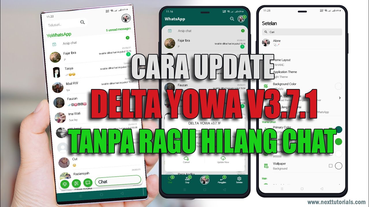 Cara Update DELTA YOWA v3.7.1 Tanpa Ragu Hilang Chatingan