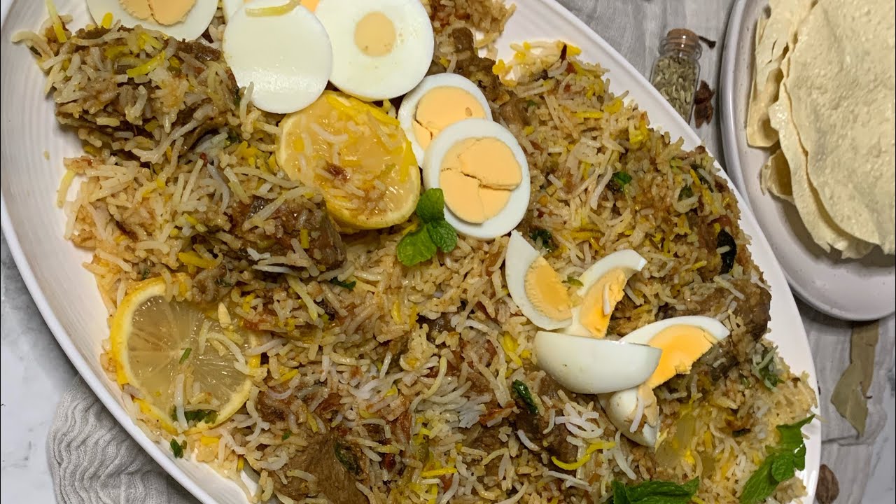 Easy beef biryani with Shan Sindhi biryani masala, recipe by dine at Home..