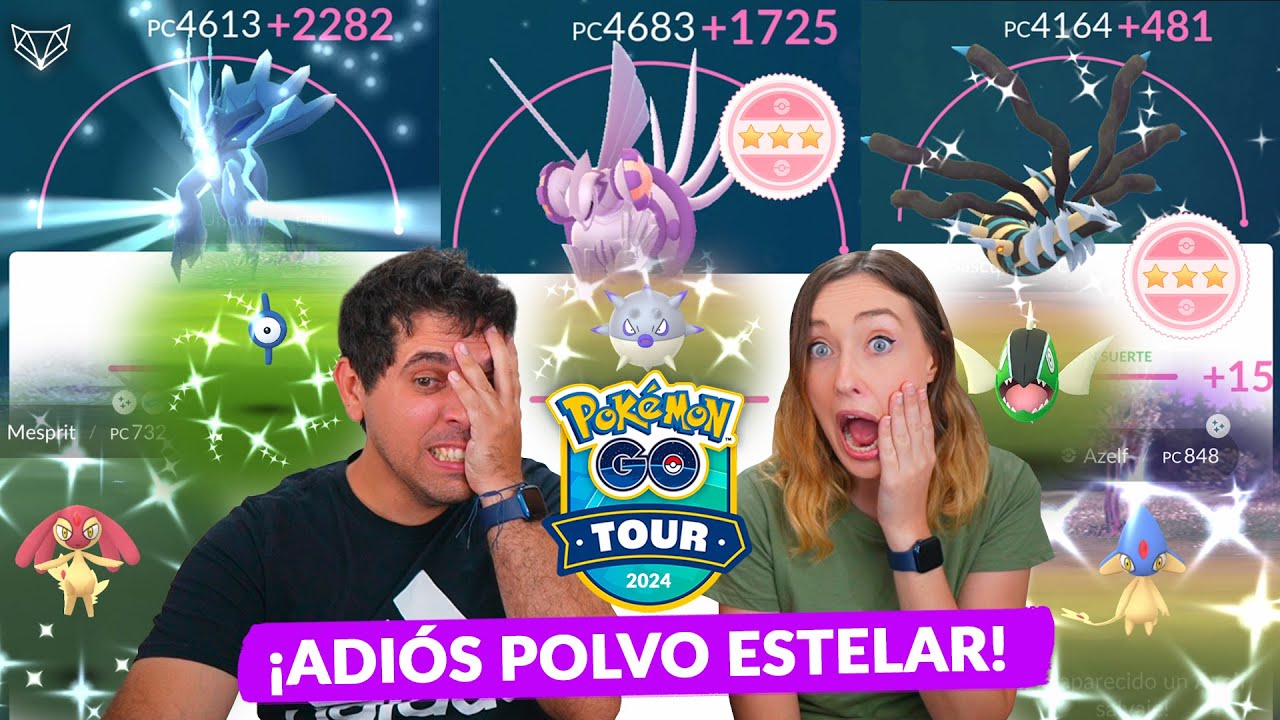 😲 GASTAMOS MÁS DE 2 MILLONES DE POLVO ESTELAR SUBIENDO LOS MEJORES POKÉMON DEL GO TOUR [Neludia]