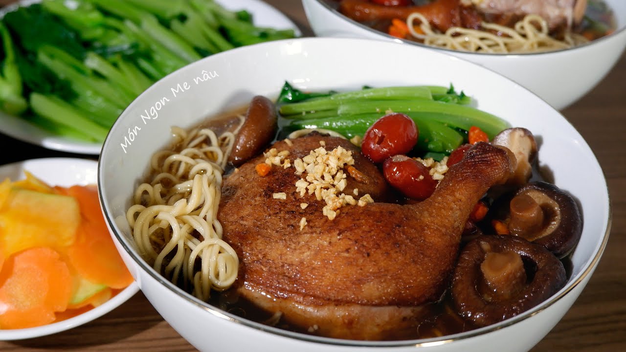 M&Igrave; VỊT TIỀM C&Aacute;CH NẤU TẠI NH&Agrave;