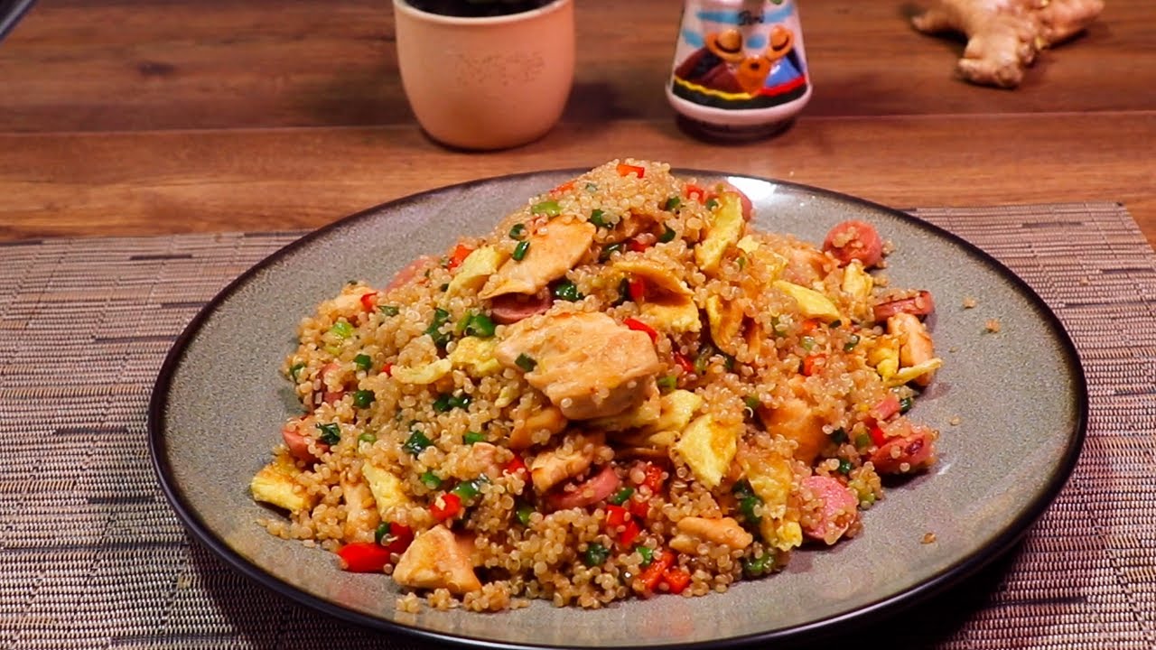 Como preparar chaufa de quinua receta rápida y fácil | A COCINAR.