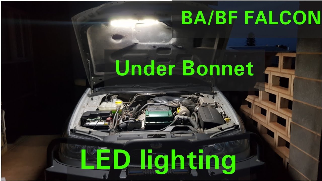 BA Falcon Under Bonnet LED Lighting DIY