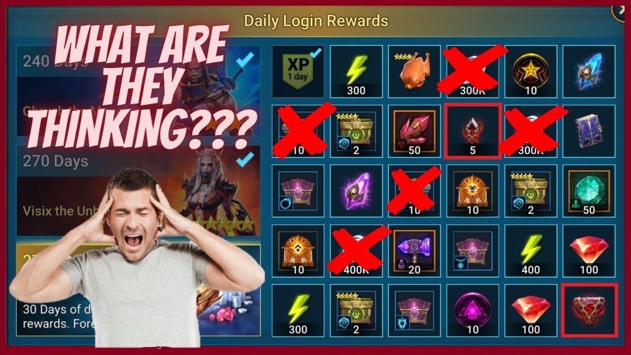 CHANING THE DAILY LOGIN AGAIN, CAN THEY GET IT, RIGHT?  RAID: SHADOW LEGENDS