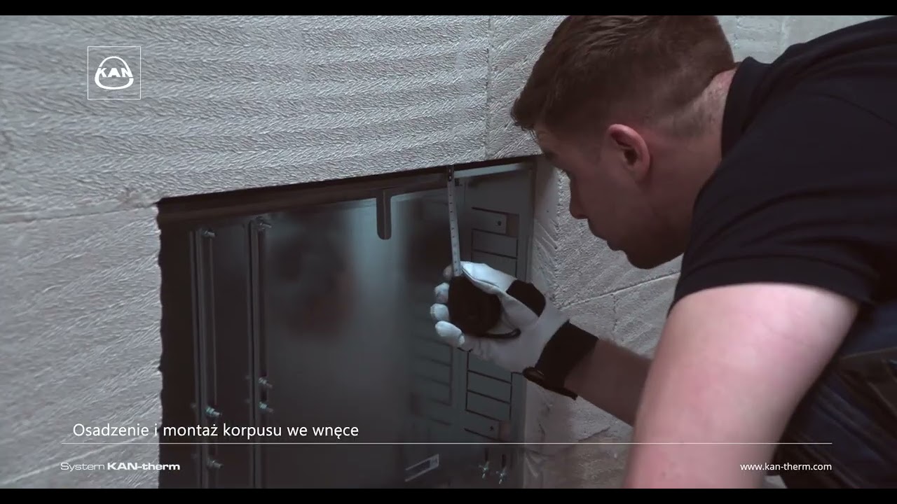 Jak zamontować szafkę na rozdzielacz KAN-therm Slim?