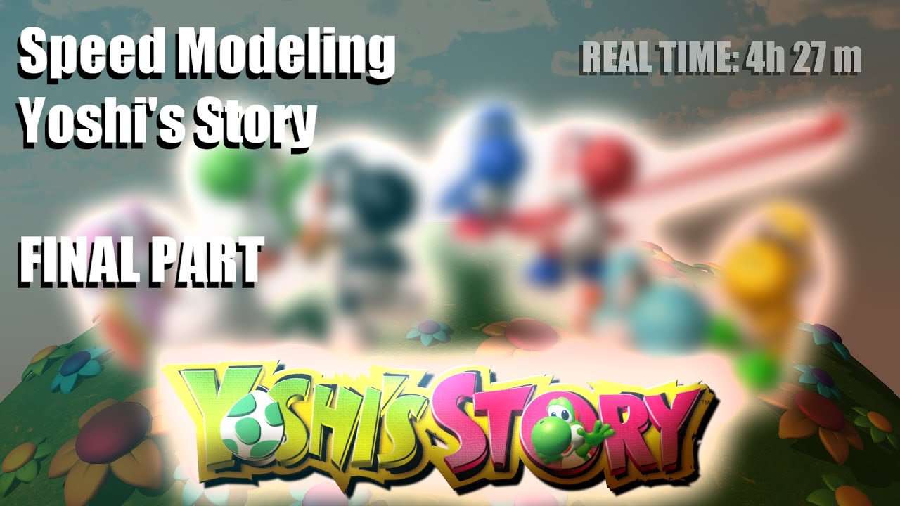 N64 ERA Yoshi (Cinema4D) FINAL PART