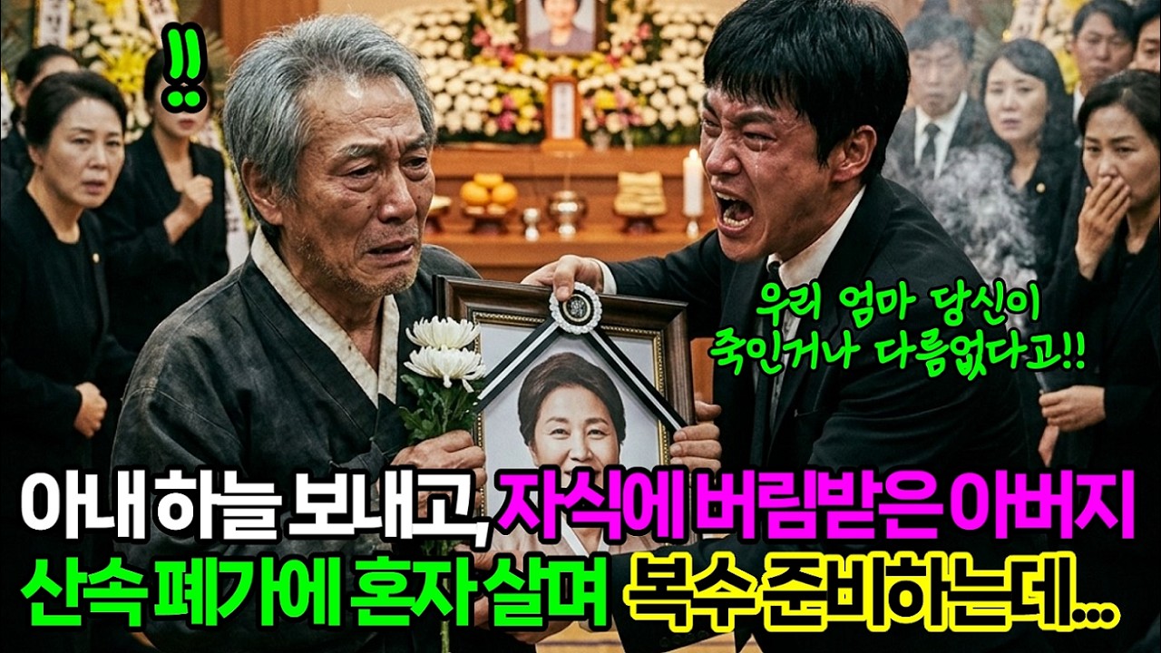 아내 하늘 보내고, 자식에 버림받은 아버지 산속 폐가에 혼자 살며 복수를 준비하는데..│인생사연│노후사연│반전사연│감동스토리│오디오북│