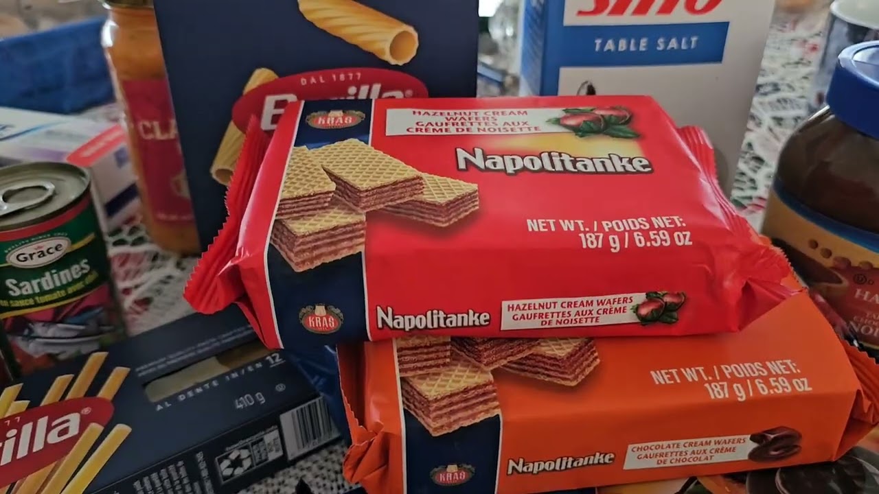ПОКУПКИ ПРОДУКТОВ. БОЛТАЛКА, SARDINES,JACK MACKEREL,CHULULA SOUP, BARILLA NOODLES,CHOCOLATE HAZELNUT