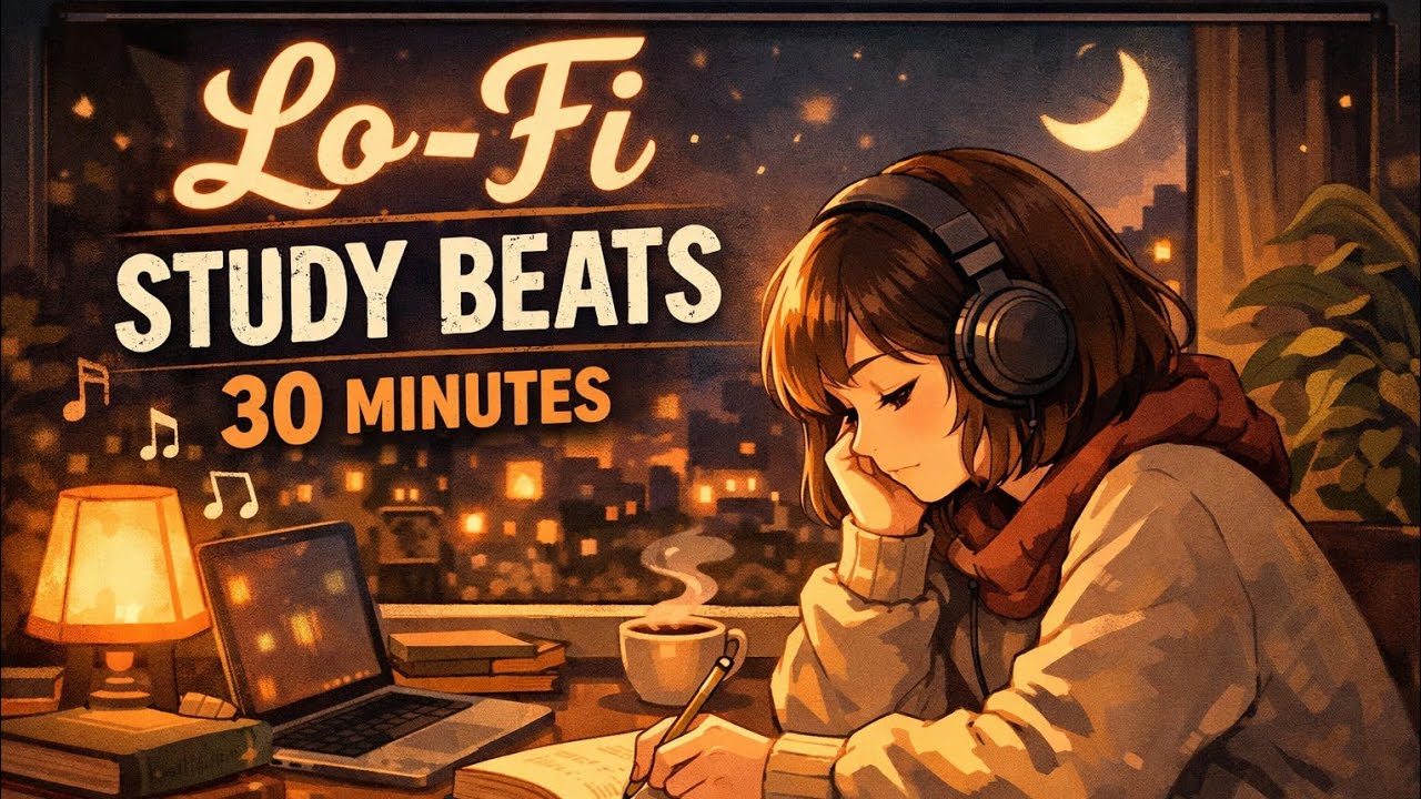 Lofi Study Beats for Focus 📚 || 30 minutes Study Beats (Relax & chill Beats 2026)