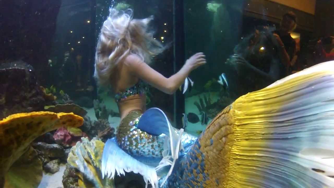 Hannah Fraser a mermaid in Cannes