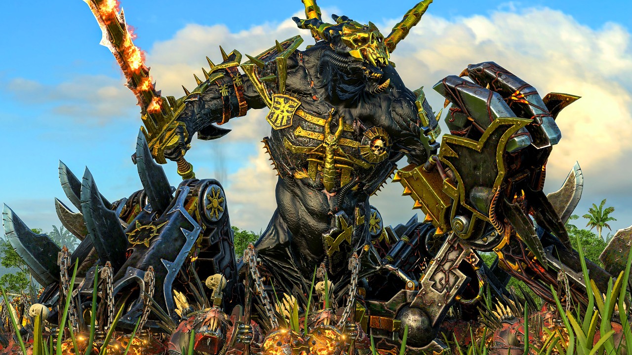 KHORNE vs LIZARDMEN - TotalWar: Warhammer 3