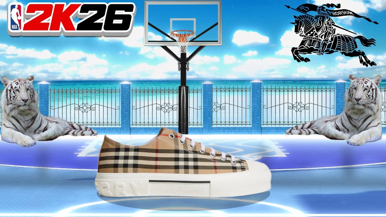 Burberry Check Sneaker “Archive Beige” NBA 2K26 Shoe Creator 