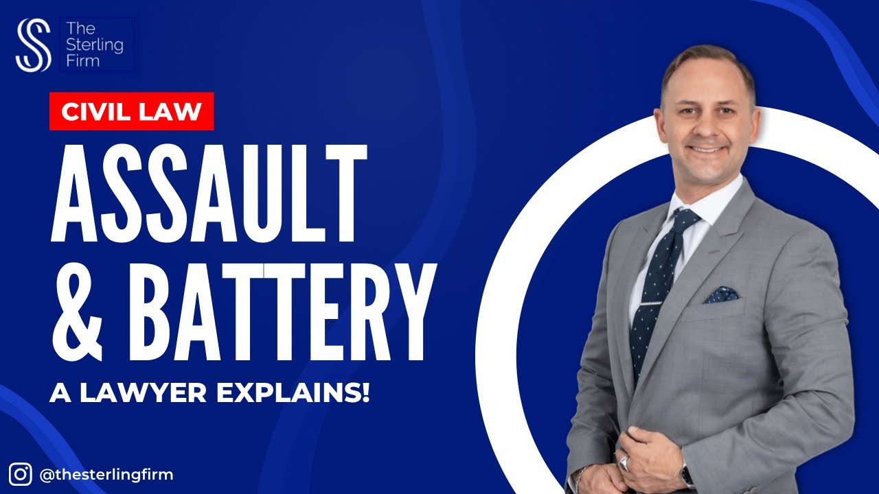 💥😫🤛Assault & Battery: What&rsquo;s The Difference? | Lawyer Explains | Will Smith Oscars #shorts