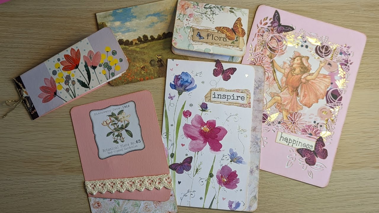 Let's Upcycle Greeting Cards Into Pretty Junk Journal Ephemera! 👀 ~ Shop Your Trash ~ Journal Ideas