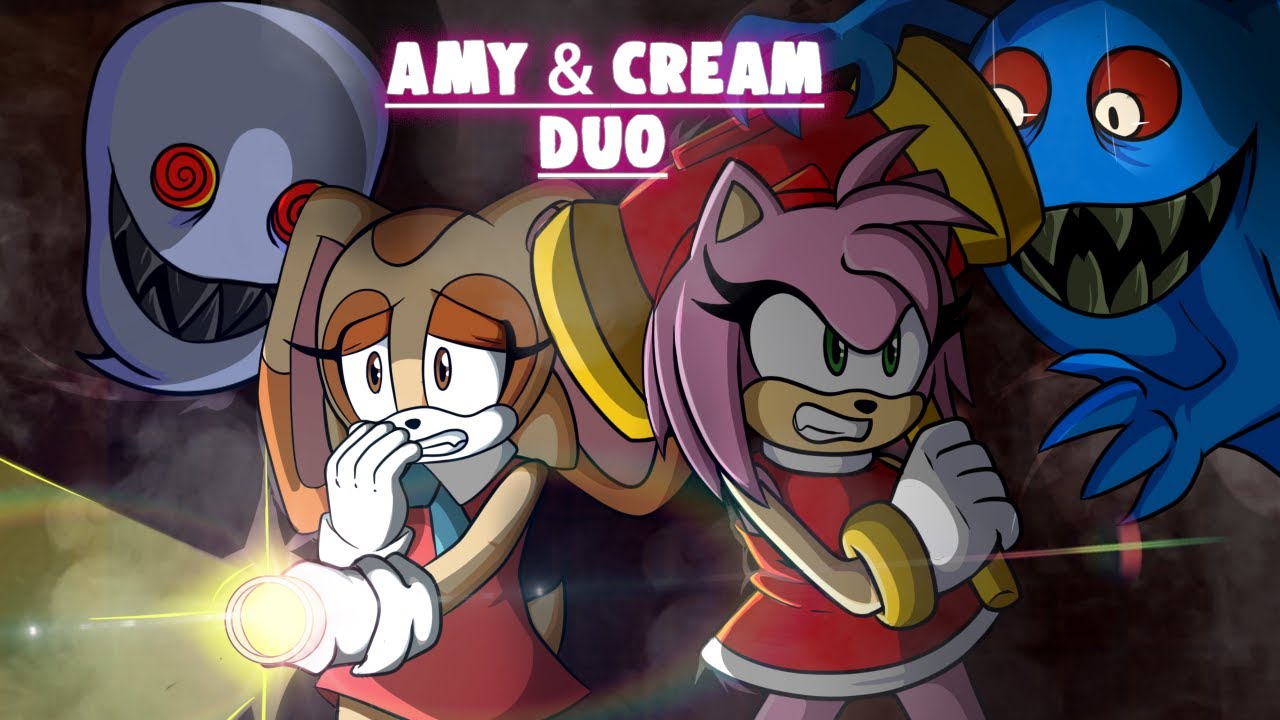 Sonic.exe: The Spirits of Hell Round 2 | Amy & Cream Duo Survival! #8