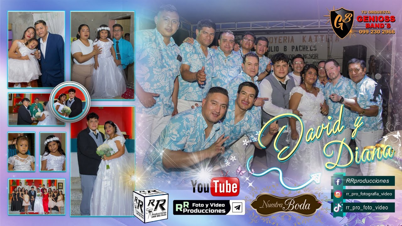 Boda David Cali y Diana Zambrano ((Video Completo))