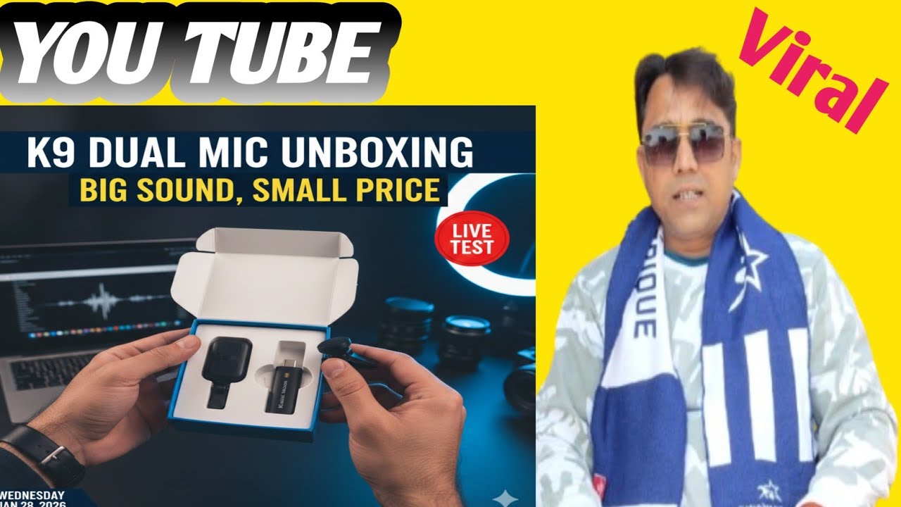 Voice saaf toh video hit! 🔥 My secret to clean audio finally revealed.​🎤 🎧 🔇 ✅  🎬#K9mic#wirelessmic