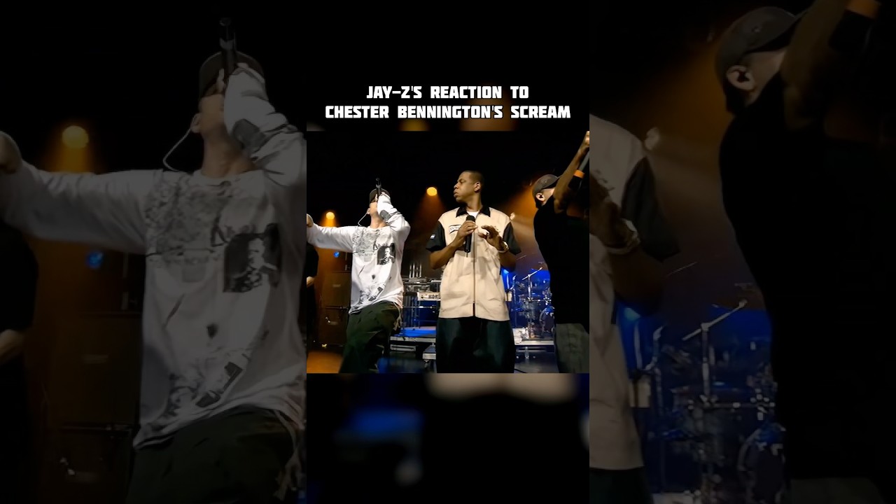 Jay-Z's reaction to Chester Bennington's scream