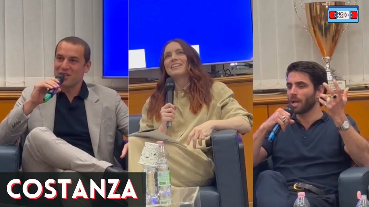 COSTANZA, il cast e la scrittrice dei romanzi presentano la nuova serie televisiva Rai