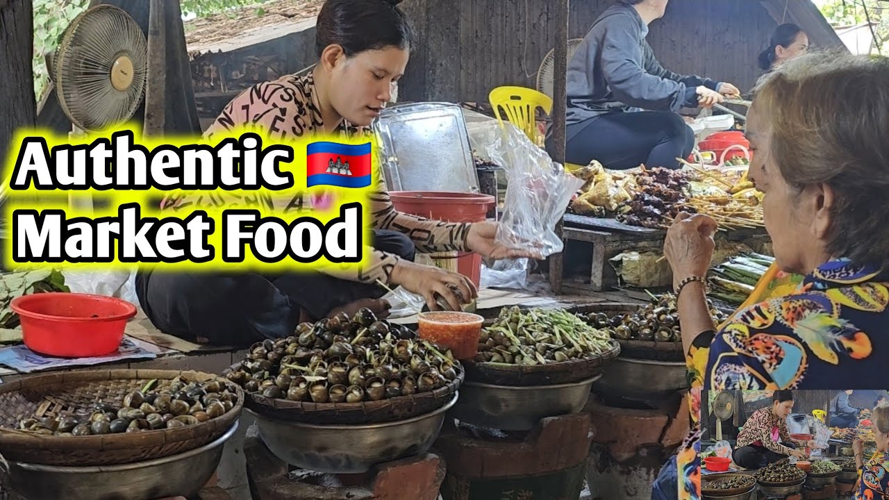 Exotic Street Eats of Cambodia: Dare to Try the Snails and Skewers at Kien Svay Krao!