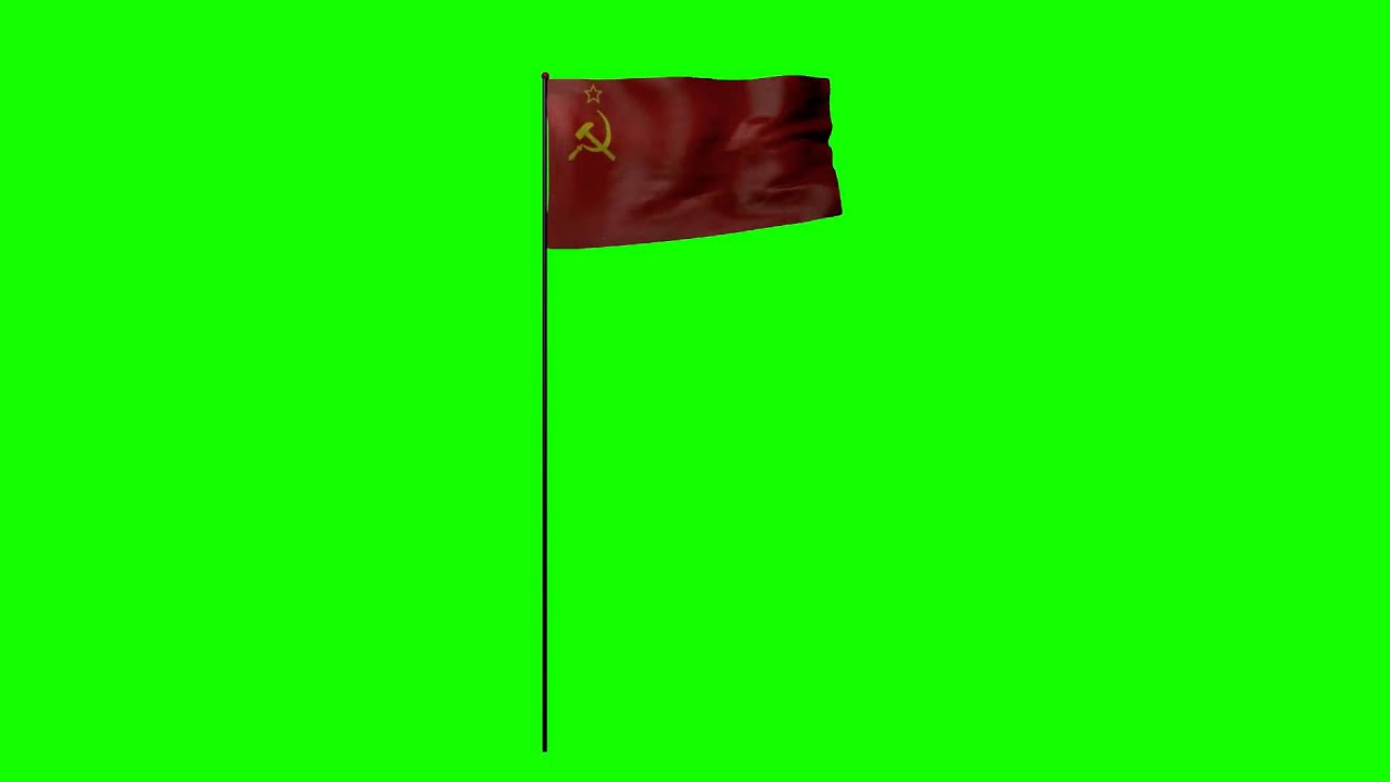 chroma key &bull; USSR flag [full HD]
