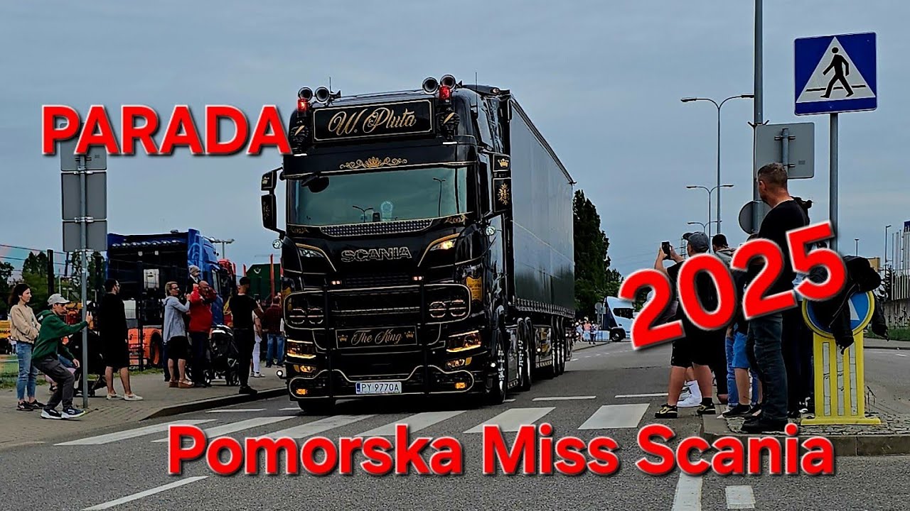 Pomorska Miss Scania 2025 - parada #scaniapl #fleetlog