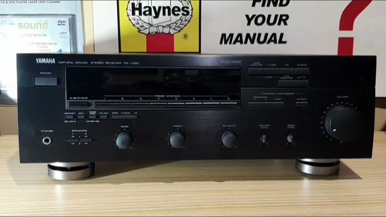 YAMAHA RX-V390 & REAR CONECTORS