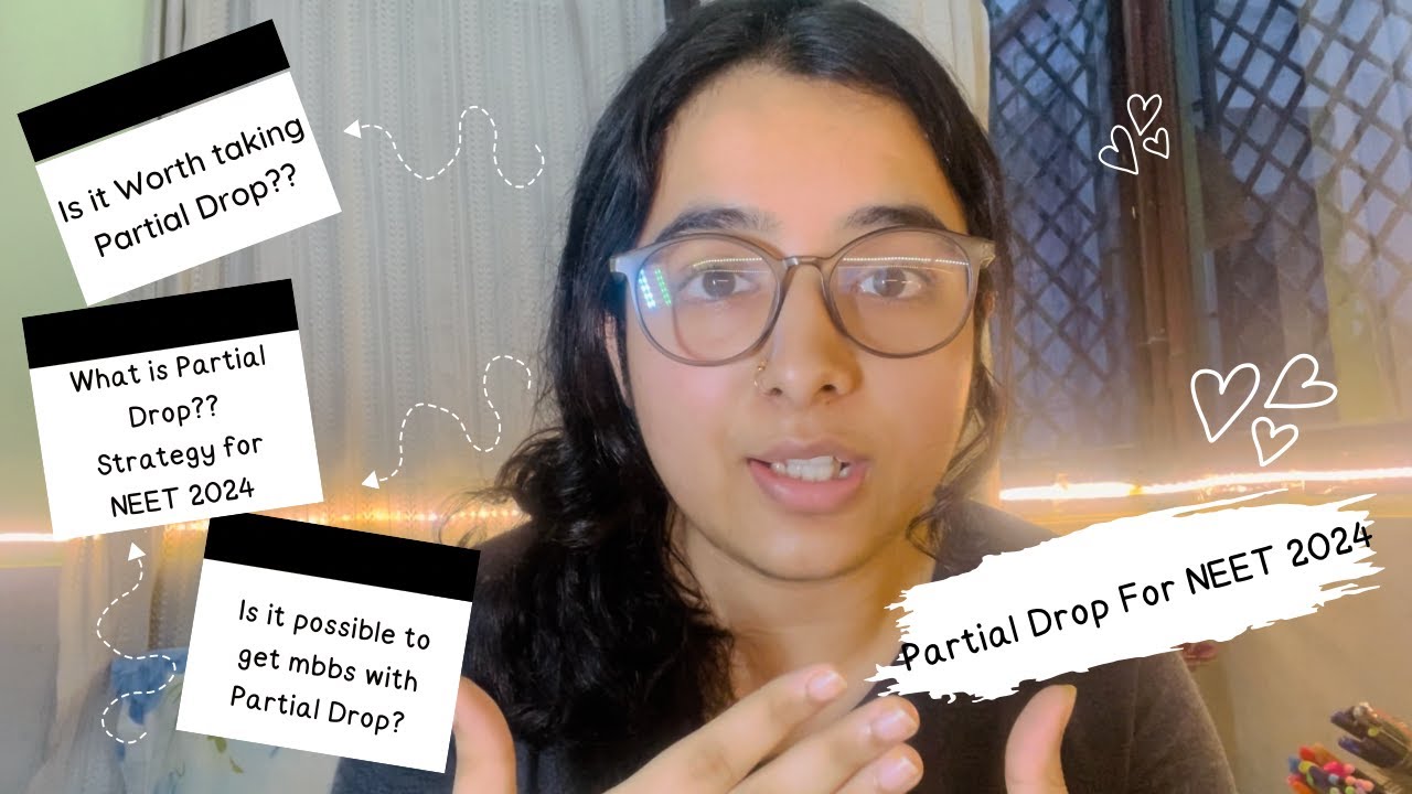 Partial Drop for NEET 2024|Is it Worth?|Strategy|#mbbs#bams#neet#strategy#trending#partialdrop#pw