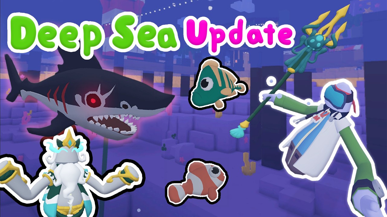 Yeeps Deep sea update is Out!! 🦈🔱 (New Poseidon bundle, Fish and Community tokens)