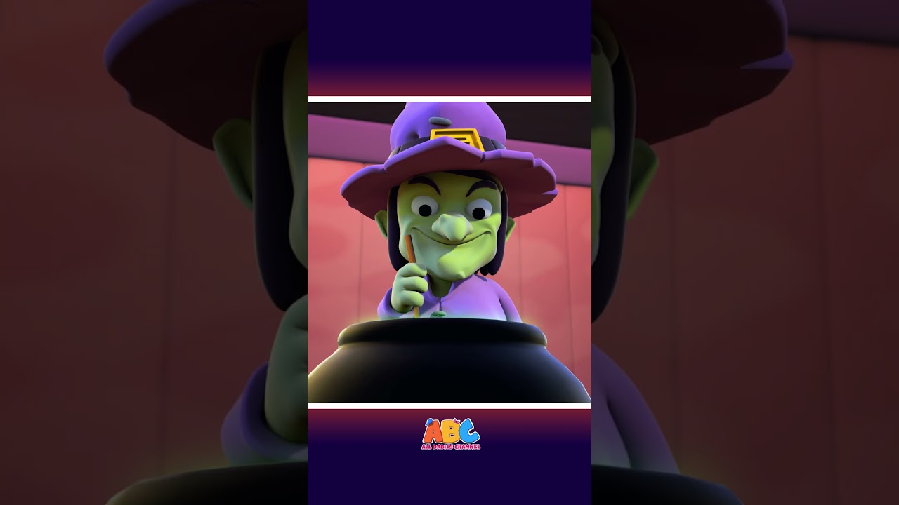 🧙&zwj;♀️Did You Hear the Witch&rsquo;s Scary Laugh? 😨 #shorts #spooky #halloweensongs